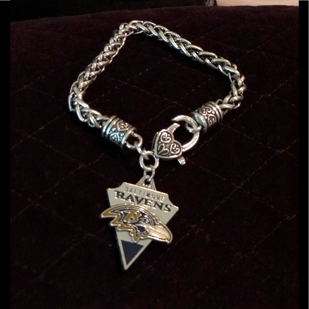 Baltimore Ravens charm bracelet
